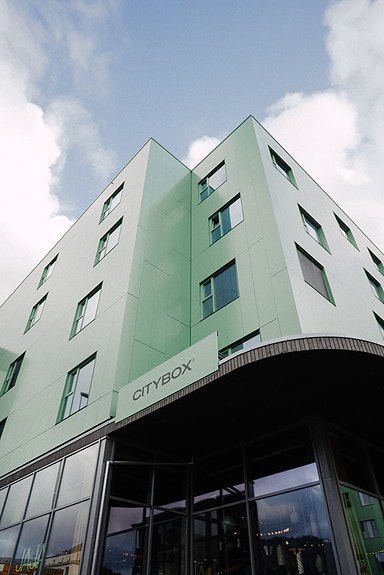 Fasade Citybox Danmarksplass