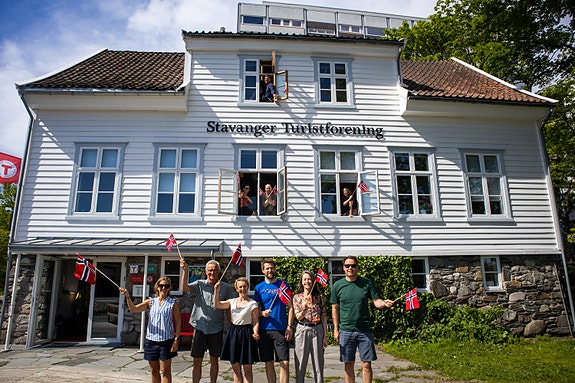 Og du får mange kjekke kolleger. Foto: Agnethe Larsen