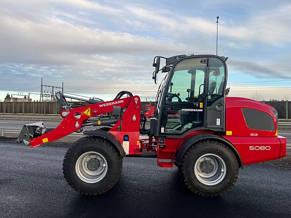 Weidemann 5080 /Vinter rigget 7t med hele 136hk motor og 115l/min pumpe