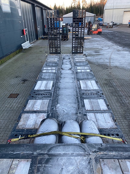 Scanslep ECOMAX 3 akslet maskinsemi med HYDRAULISK BREDDING 7 of 11