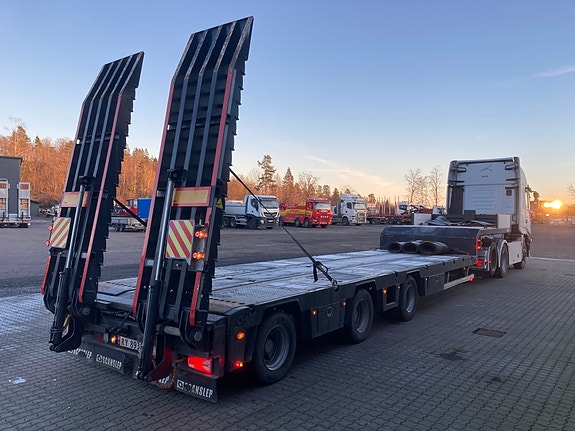 Scanslep ECOMAX 3 akslet maskinsemi med HYDRAULISK BREDDING 5 of 11
