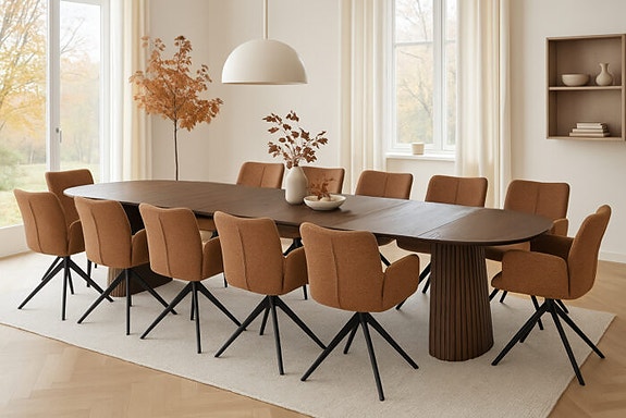 Olivia spisegruppe D135-400 røkt