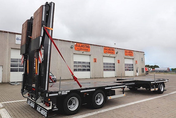 Kel-Berg S220H Åpent planslep - Hydr. kjørebroer - Uttrekk