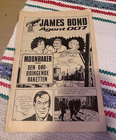 James Bond 007 – Moonraker – norsk vintage tegneserie (60-tallet)