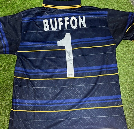 Signert Gianluigi Buffon Parma drakt – PSA COA – Autograf