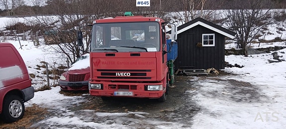 Iveco 100e18 Kranbil med tipp