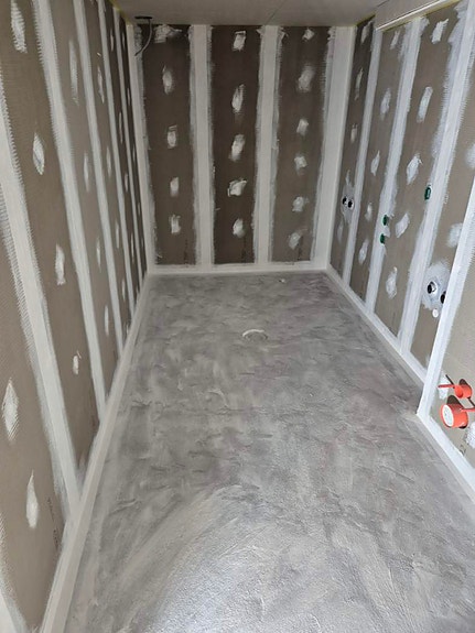 Bad klart for flislegging