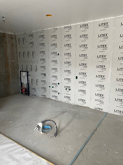 Bad klart for flislegging