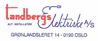 Tandbergs Elektriske AS logo