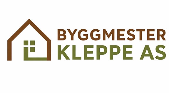 Byggmester Kleppe as logo