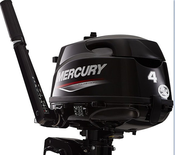 Mercury 4hk / Lager tømming / Kort stamme / Kan sende
