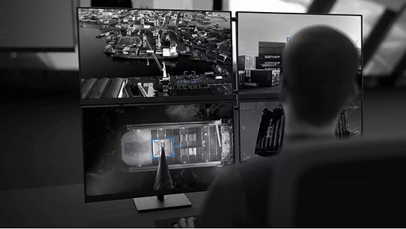 Remotely- and autonomously operated offshore cranes.