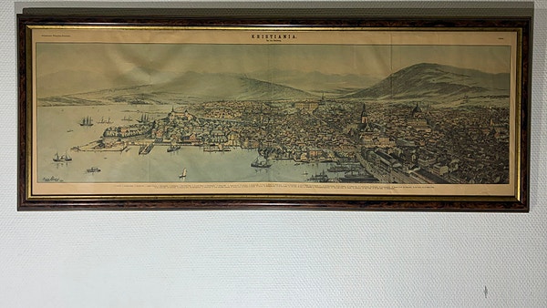 Franz Šedivý 1896 – Originalt Kristiania-panorama, ekte Allers-bilag