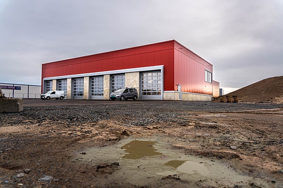 Ny brannstasjon og driftssentral på Andenes tatt i bruk høsten 2025.