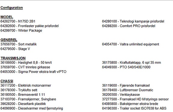 Valtra N175 2024, kr 1 890 000,-