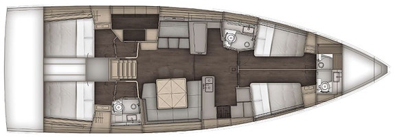 Dufour 54, ny innovativ modell. 16 of 17