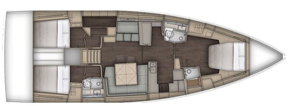 Dufour 54, ny innovativ modell. 14 of 17