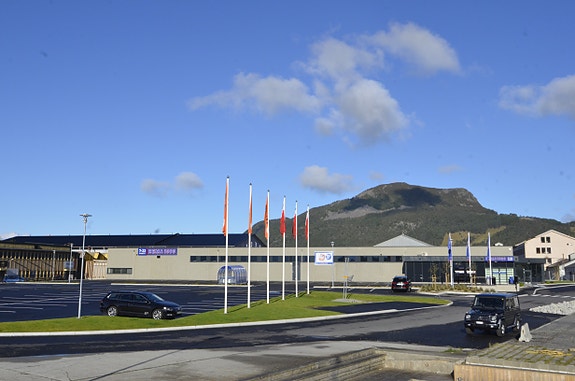 Rema 1000 Jørpeland hvor Strand Bygg var totalleverandør.