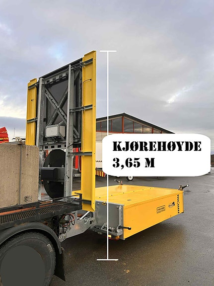 NYHET, Lavbygd TMA Buffer Støtpute (3,65m kjørehøyde)