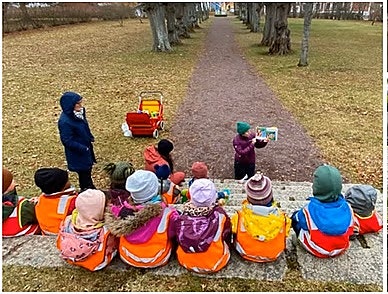 Samlingsstund i Torderødparken