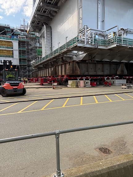 Fra et verft vi arbeider på