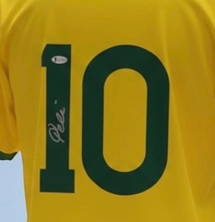 Pelé signert Brasil drakt – Beckett COA NY PRIS