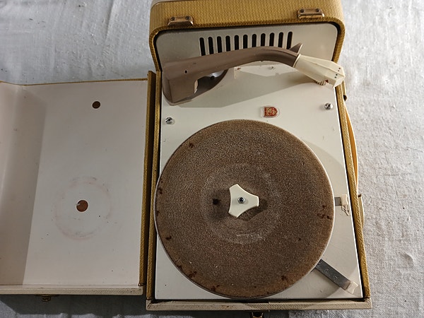 Defekt / Samleobjekt Philips AG 9148 Vintage Platespiller Koffertmodell