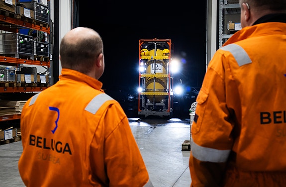 VBS returning to base after another sucessful job