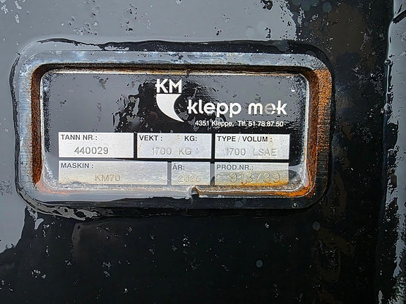 Andre Klepp Mek. 1700 liter dyrkeskuffe 3 of 5