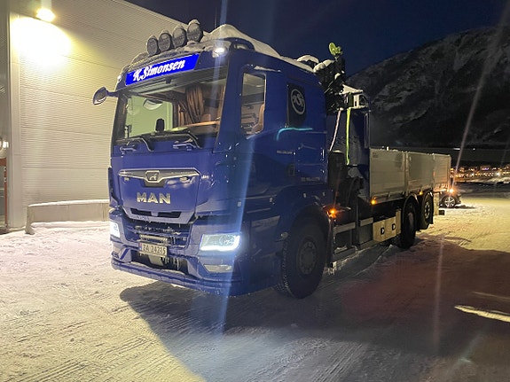 MAN TGS 26.520 6x2H-4 Hiab X-Hipro 232 - hydr bredding av plan