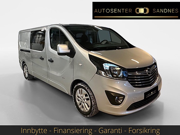 Opel Vivaro-B 1.6 120hk L2H1/CAMPING/Isolert/2skyvedører/Navi/Cruise+