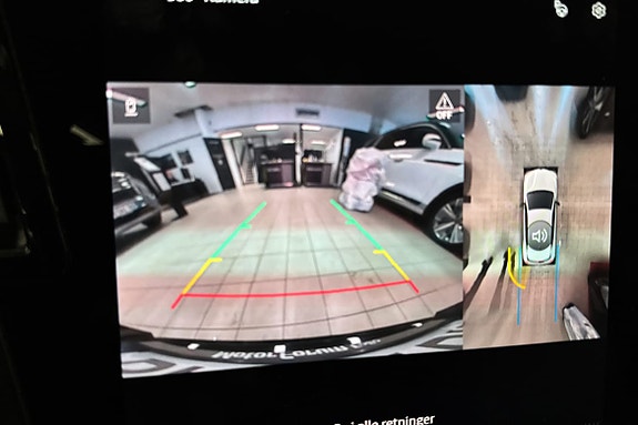 Bakkamera med parkeringslinjer gir trygg og enkel parkering.