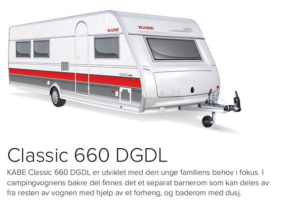 KABE Classic 660 DGDL m/mover og mye utstyr 17 of 30