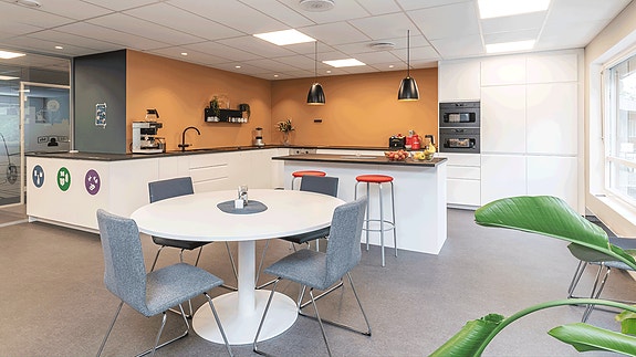 Kjøkkenet på Hovedkontoret på Oppegård