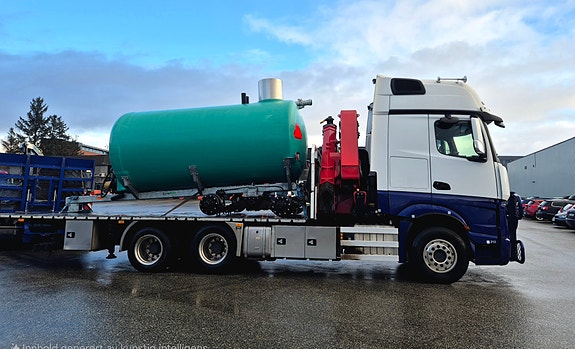 Mercedes-Benz Actros 2023 kranbil m/HMF 4020 – Kraftig, pålitelig og klar til arbeid 5 of 30
