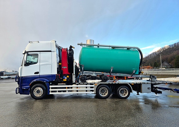 Mercedes-Benz Actros 2023 kranbil m/HMF 4020 – Kraftig, pålitelig og klar til arbeid 6 of 30