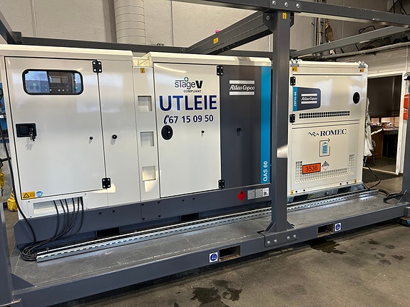 Ny miljø maskin   Atlas Copco EDH 100 strøm og batteri