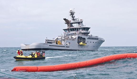 NorLense oljelense under øvelse