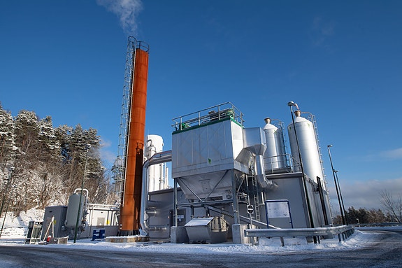 Raffineringsanlegget for biogass