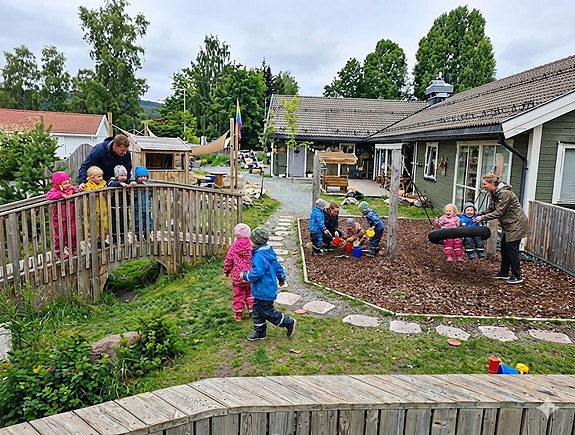 Uteområdet småbarn