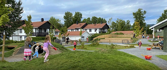 Uteområdet stor avdeling