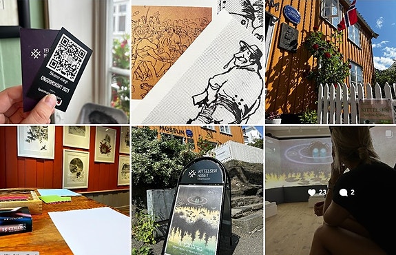 Glimt fra Kittelsenhuset i Kragerø