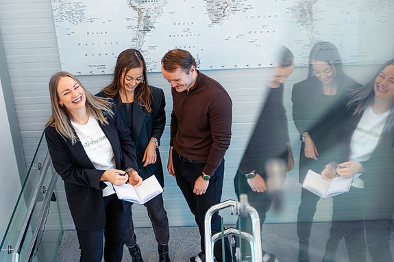 Bilde fra kontor-lokalene i Kirkenes