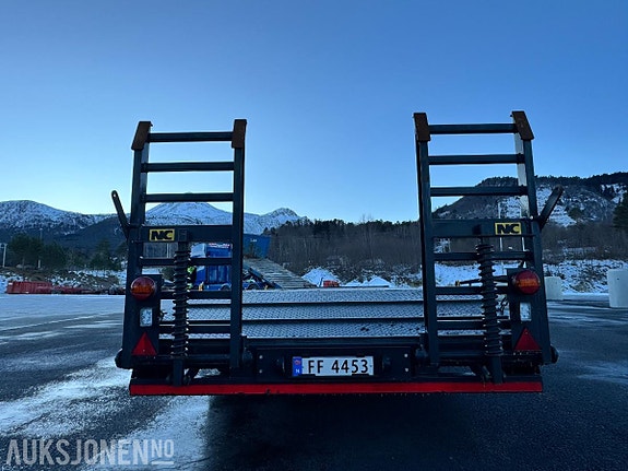 NC Maskinhenger Tandem tandem henger med kjørebruer - Maks nyttelast 10650 kg 6 of 28