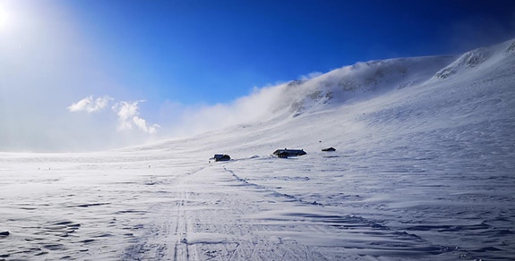 Vi kom frem til slutt. De aller modigste og sterkeste. Resten var på after-ski.