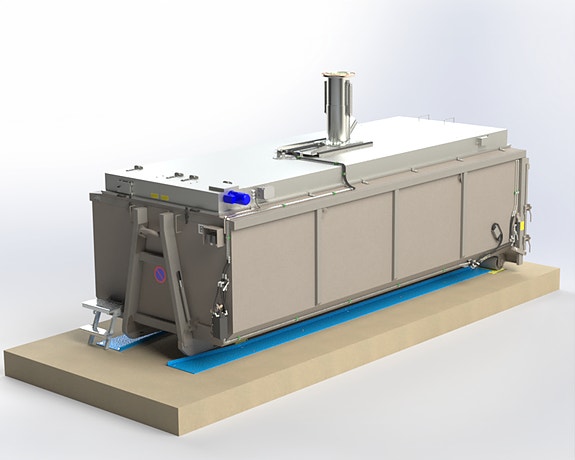 KM slamcontainer for kommunale renseanlegg og industri