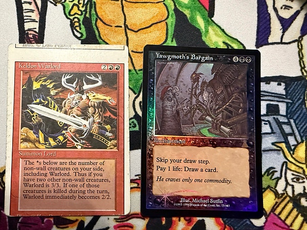 Magic: The Gathering kort Yawgmoth's Bargain foil