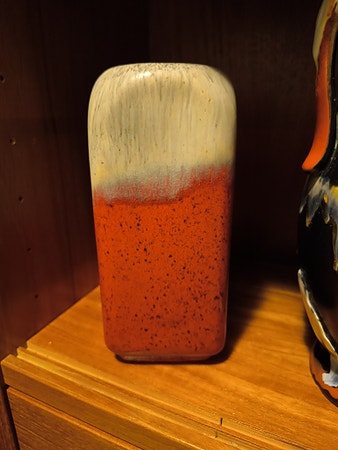 FAT LAVA vase fra tyske Übelacker (ca. 17 cm)