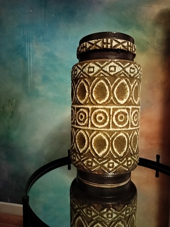 BAY Keramikk gulv vase 92/40 – Vest-Tyskland – 41 cm – retro