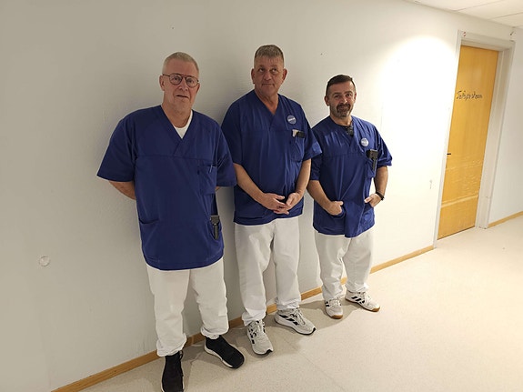 Tre gode kollegaer og et enda bedre samarbeid!